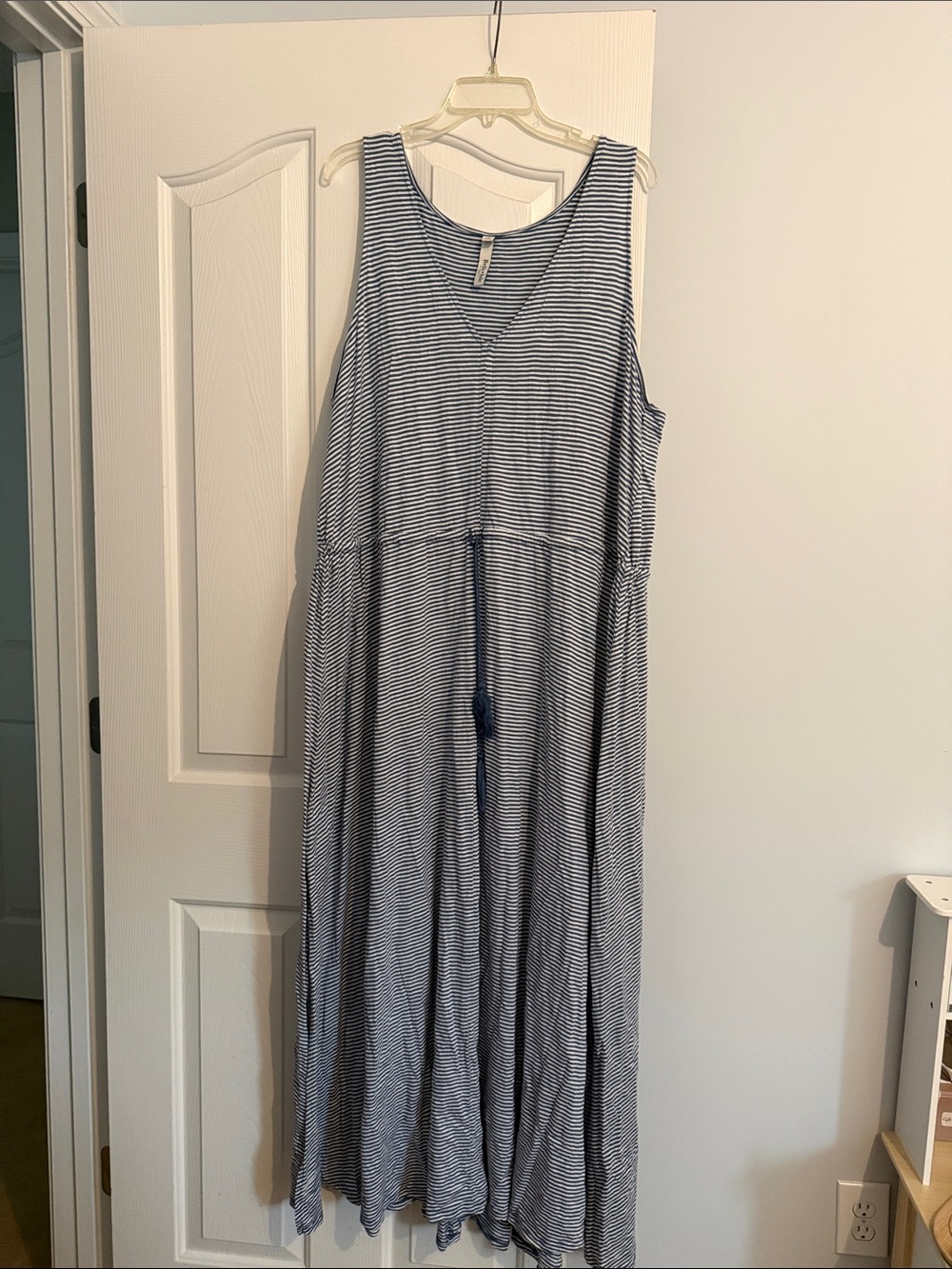 torrid Navy & White Striped Sleeveless Maxi Dress
